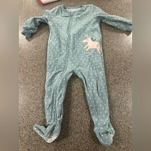 Carter's Teal Unicorn Footie